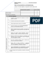 Plantilla para La Evaluación de La Exposición Oral