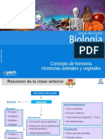 Clase 11 Concepto de Hormona. Hormonas Animales y Vegetales