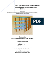 Memoria de Calculo Estructural Edificio de Cuatro Plantas - Helier Chaverra Palacios