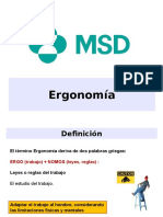 Ergonomia - MSD