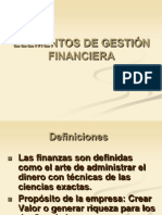 1.2 Elementos de Gestión Financiera