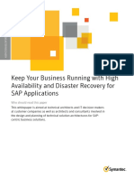 High Availability Disaster Recovery For Sap Applications