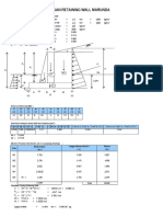 Perhitungan Retaining Wall Marunda: A. Data - Data Teknik