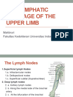 The Lymphatic Drainage of The Upper Limb