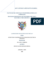 Informe 5 Maquinas Electricas 1 Estructura y Materiales en Las Maquinas Electricas Estaticas