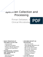 Specimen Collection and Processing