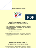 Diseño y Estructura Organizacional