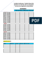 Plantilla de Horario UAGRM