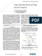 A Fast Image Coding Algorithm Based On Lifting Wavelet Transform