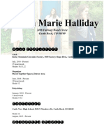 Kirstyn Marie Halliday Resume