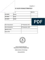 Control Valve Characteristics Report