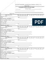 Students Application Form: Metropolitan Transport Corporation (Chennai) Limited, Ch-2. Annuxure - I