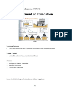 C5 Settlement of Foundation