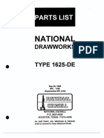 1625-De Dwks Parts List