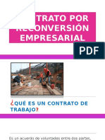 Contrato Por Reconversión Empresarial