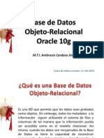 Objeto Relacional