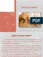 Tipos de Masa