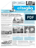 Edición Impresa El Siglo 19-10-2016