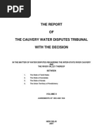 Award of Cauvery River Water Disputes Tribunal - Volume 2