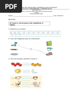 Guía 1° Básico Nexo Y.