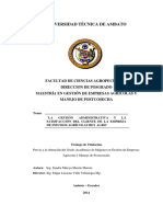 Gestión de Empresas Agrícolas y Manejo de Poscosecha