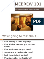 Planning Your Homebrewery