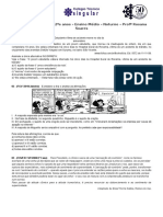 Análise Sintática - Período Simples - Com Gabarito