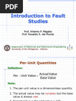 EE251 Note 1 - Introduction To Fault Studies