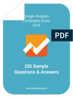 Google Analytics Certification Questions Answers 