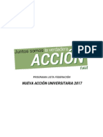 Programa Feuc Nau 2017