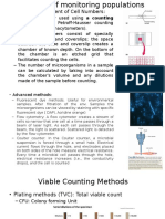 Microbiology Methods of Monitoring Populations