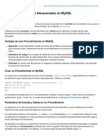 Crear Procedimientos Almacenados en MySQL PDF