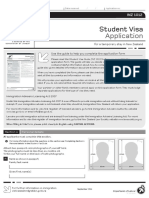 New Zealand Student Visa Application Form - InZ1012