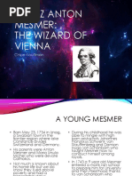 Franz Anton Mesmer Wizard of Vienna Powerpoint Summary