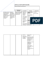 PLANTILLA DE PLANIFICACIÓN Natacion