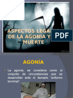 Aspectos Legales de La Agonía y La Muerte