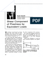 Shear Component of Presstress by Equivalent Loads