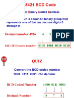 The 8421 BCD Code: Decimal Number 4926