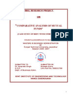 Comparative Analysis of Mutual Funds