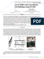 Static Analysis of GFRG and Conventional Multistoried Buildings Using ETABS