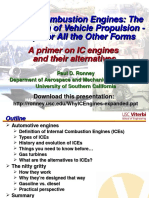 Internal Combustion Engines: The Worst Form of Vehicle Propulsion - Except For All The Other Forms