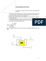 CHEN3005 Process Instrumentation and Control