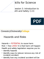 Week 2: Session 3: Introduction To Health and Safety (1.0)