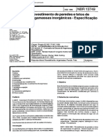 NBR 13749 Revestimentos de Paredes e Tetos de Argamassa PDF