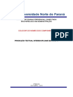 Portifólio em Grupo 5 6 Semestre Unopar