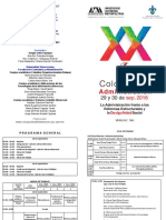 Programa XX Coloquio de Administracion