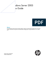 HP 3PAR Windows Server 2003 Implementation Guide