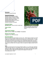 Raoiella Indica Datasheet Palm 2014