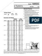 Specification Sheet - Kohler Gas Generator