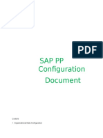 Config Documet Sap PP